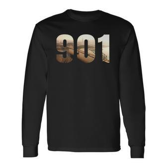 Official Memphis Area Code 901 Long Sleeve T-Shirt T-Shirt | Mazezy