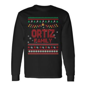Ortiz Name Ortiz Long Sleeve T-Shirt - Seseable
