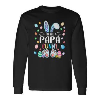 Im The Papa Bunny Easter Day Matching Outfits Long Sleeve T-Shirt T-Shirt | Mazezy