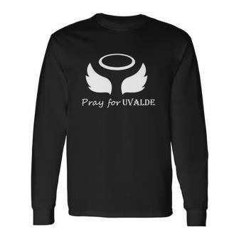 Pray For Uvalde No Gun Protect Our Children Pray For Texas Long Sleeve T-Shirt T-Shirt | Mazezy