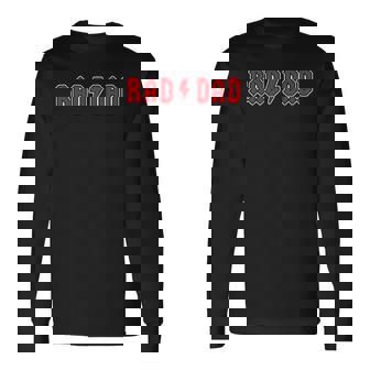 Rad Dad Cool Vintage Rock And Roll Fathers Day Papa Long Sleeve T-Shirt T-Shirt | Mazezy