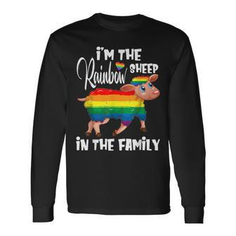 Im The Rainbow Sheep In The Lgbtq Pride Long Sleeve T-Shirt - Seseable