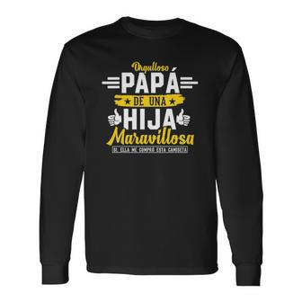Regalo Para Papa De Una Hija Maravillosa Regalos Para Hombre Long Sleeve T-Shirt T-Shirt | Mazezy