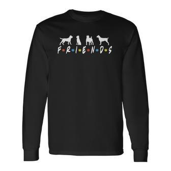 Retro Cane Corso Dog Friends Tee Cane Corso Dog Lover Long Sleeve T-Shirt T-Shirt | Mazezy
