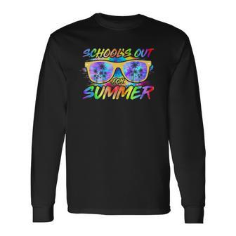 Schools Out For Summer Teachers Students Last Day Of School Long Sleeve T-Shirt T-Shirt | Mazezy