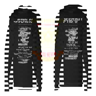 September Guy I Have 3 Sides September Guy Birthday Long Sleeve T-Shirt | Seseable CA