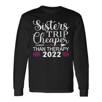 Sisters Trip 2022 Weekend Vacation Lover Girls Road Trip Long Sleeve T-Shirt - Thegiftio UK