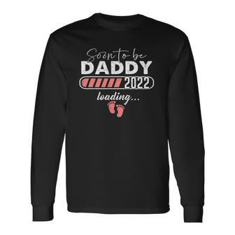 Soon To Be Daddy Est 2022 Pregnancy Announcement Long Sleeve T-Shirt T-Shirt | Mazezy