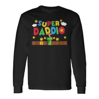 Super Daddio Gamer Daddy Long Sleeve T-Shirt | Mazezy