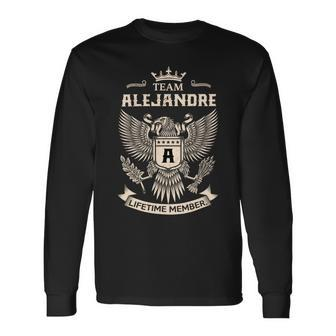 Team Alejandre Lifetime Member Long Sleeve T-Shirt - Seseable