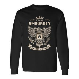 Team Amburgey Lifetime Member V5 Long Sleeve T-Shirt - Seseable