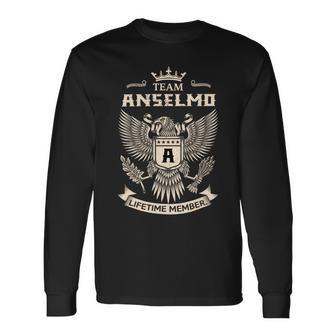 Team Anselmo Lifetime Member V7 Long Sleeve T-Shirt - Seseable