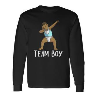 Team Boy Gender Reveal Cool Baby Boy Long Sleeve T-Shirt T-Shirt | Mazezy