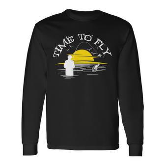 Time To Fly Fish 49 Trending Shirt Unisex Long Sleeve | Favorety DE