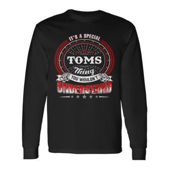 Toms Shirt Crest Toms Shirt Toms Clothing Toms Tshirt Toms Tshirt For The Toms Long Sleeve T-Shirt - Seseable