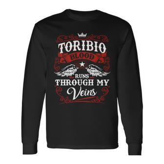 Toribio Name Shirt Toribio Name Long Sleeve T-Shirt - Monsterry