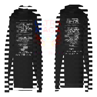 Ultra Maga Eagle 2022 Ultra Maga Tee American Flag Eagle Long Sleeve T-Shirt - Thegiftio