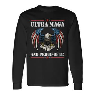 Ultra Maga Eagle Vintage Unisex Long Sleeve | Favorety DE