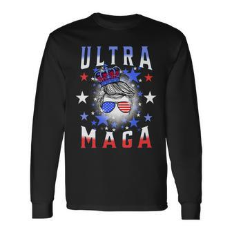 Ultra Maga The Return Of The Great Maga King Long Sleeve T-Shirt - Monsterry UK