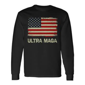 Ultra Maga United State Flag Unisex Long Sleeve | Favorety DE