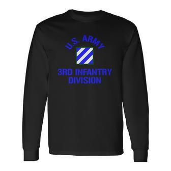 Us Army 3Rd Infantry Division Long Sleeve T-Shirt T-Shirt | Mazezy