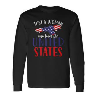 Us Flag Freedom United States American 4Th Of July Long Sleeve T-Shirt T-Shirt | Mazezy