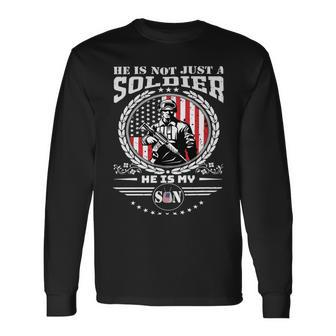 Veteran American Soldier 347 Navy Soldier Army Military Long Sleeve T-Shirt - Monsterry DE