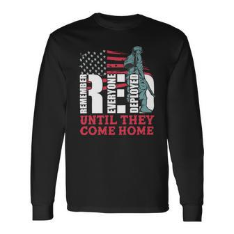 Veteran Red Friday Military Until They Come Home Army Soldier 324 Navy Soldier Army Military Long Sleeve T-Shirt - Monsterry AU