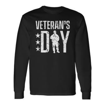 Veteran Veteran Veterans 73 Navy Soldier Army Military Long Sleeve T-Shirt - Monsterry AU