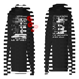 Veteran Veterans Day Tribute Remembrance Heroes 3 Navy Soldier Army Military Long Sleeve T-Shirt - Monsterry