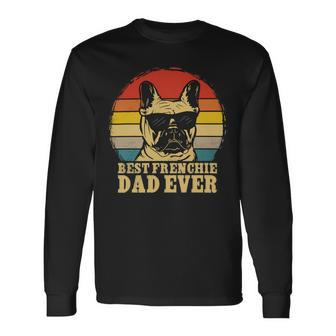 Vintage Best Frenchie Dad Ever Fathers Day 90 Shirt Unisex Long Sleeve | Favorety DE