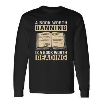 Vintage Censorship Book Reading Nerd I Read Banned Books Long Sleeve T-Shirt T-Shirt | Mazezy