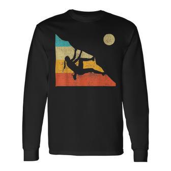 Vintage Retro Rock Climber 178 Shirt Unisex Long Sleeve | Favorety CA