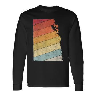 Vintage Retro Rock Climber 180 Shirt Unisex Long Sleeve | Favorety CA