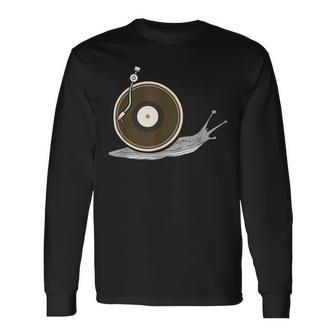 Vinyl Snail Vinyl Records Dj Vinyl Slug Lp Collector 155 Trending Shirt Unisex Long Sleeve | Favorety