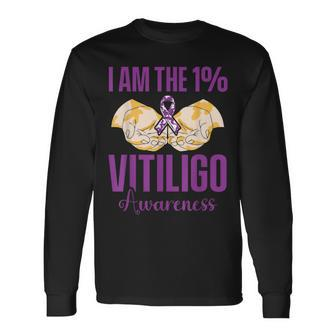 Vitiligo Awareness One Vitiligo Awareness Long Sleeve T-Shirt - Seseable