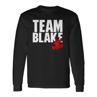 The Voice Blake Team Long Sleeve T-Shirt T-Shirt | Mazezy
