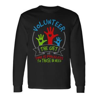 Volunteer - The Of Time Is Priceless 54 Trending Shirt Unisex Long Sleeve | Favorety UK