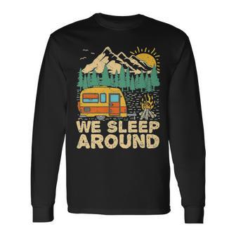 We Sleep Funny Camping Unisex Long Sleeve | Favorety UK