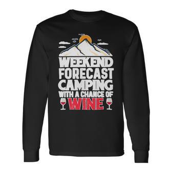 Weekend Forcast Camping Retro Vintage 27 Shirt Unisex Long Sleeve | Favorety CA