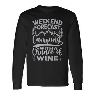 Weekend Forecast Mountain Camper 11 Shirt Unisex Long Sleeve | Favorety UK