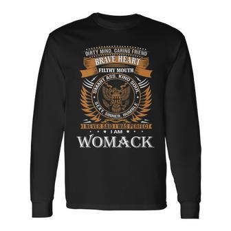 Womack Name Womack Brave Heart Long Sleeve T-Shirt - Seseable