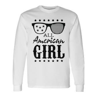 All American Girl 4Th Of July Family Matching Sunglasses Unisex Long Sleeve | Favorety UK