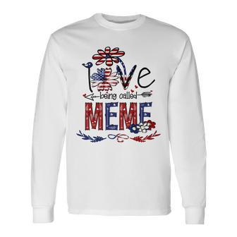 Being Called Meme Sunflower Usa Flag 684 Shirt Unisex Long Sleeve | Favorety CA