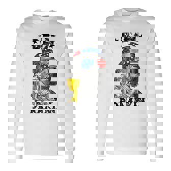 Ben Drankin Benjamin Drink Beer 4Th Of July Long Sleeve T-Shirt - Seseable