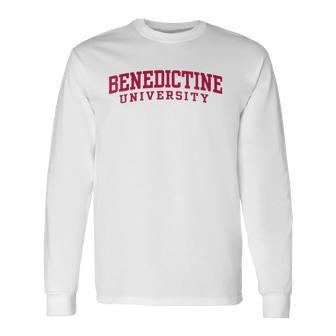 Benedictine University Athletic Teacher Student Long Sleeve T-Shirt T-Shirt | Mazezy