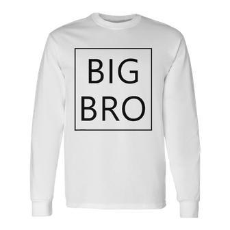 Big Bro Brother Announcement Dada Mama Matching Long Sleeve T-Shirt T-Shirt | Mazezy