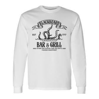 Blackbeards Bar And Grill Est Unisex Long Sleeve | Favorety CA