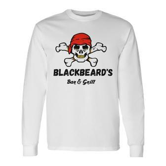 Blackbeards Bar Grill Unisex Long Sleeve | Favorety DE