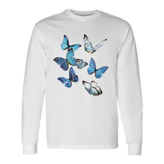 Butterfly Lover Lepidoptera Entomology Butterfly Long Sleeve T-Shirt T-Shirt | Mazezy